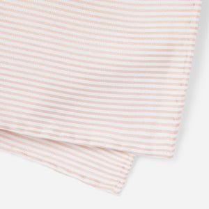 Mumu Weddings - Coastal Stripe Dusty Blush Pocket Square alternated image 2