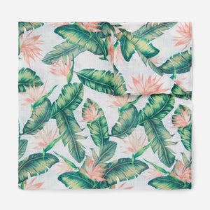 Mumu Weddings - Paradise Found Green Pocket Square