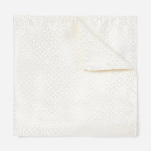 Opulent Ivory Pocket Square