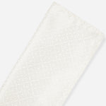 Opulent Ivory Pocket Square | Silk Pocket Squares | Tie Bar
