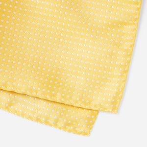 Pindot Yellow Gold Pocket Square alternated image 2