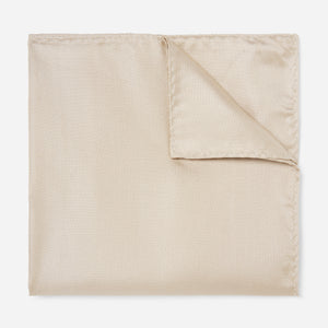 Mumu Weddings - Desert Solid Champagne Pocket Square featured image