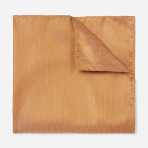 Mumu Weddings - Desert Solid Copper Pocket Square