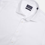 Pinpoint Solid White Non-iron Dress Shirt | Cotton Shirts | Tie Bar