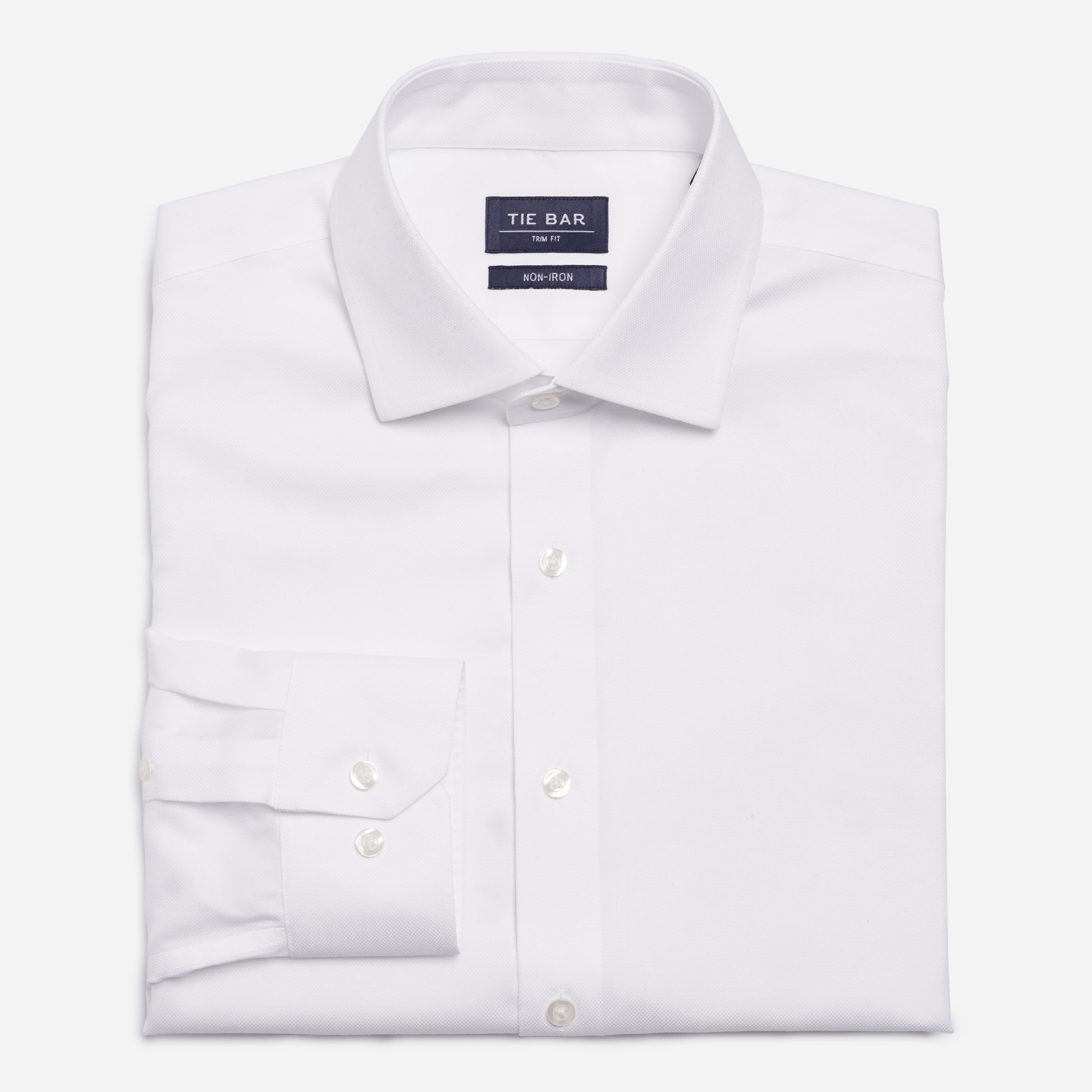 Solid white hot sale dress shirt