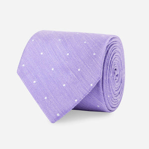 Bulletin Dot Lavender Tie