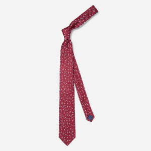 Flower Fields Burgundy Tie alternated image 1