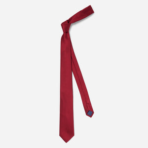 Grosgrain Solid Cranberry Tie alternated image 1