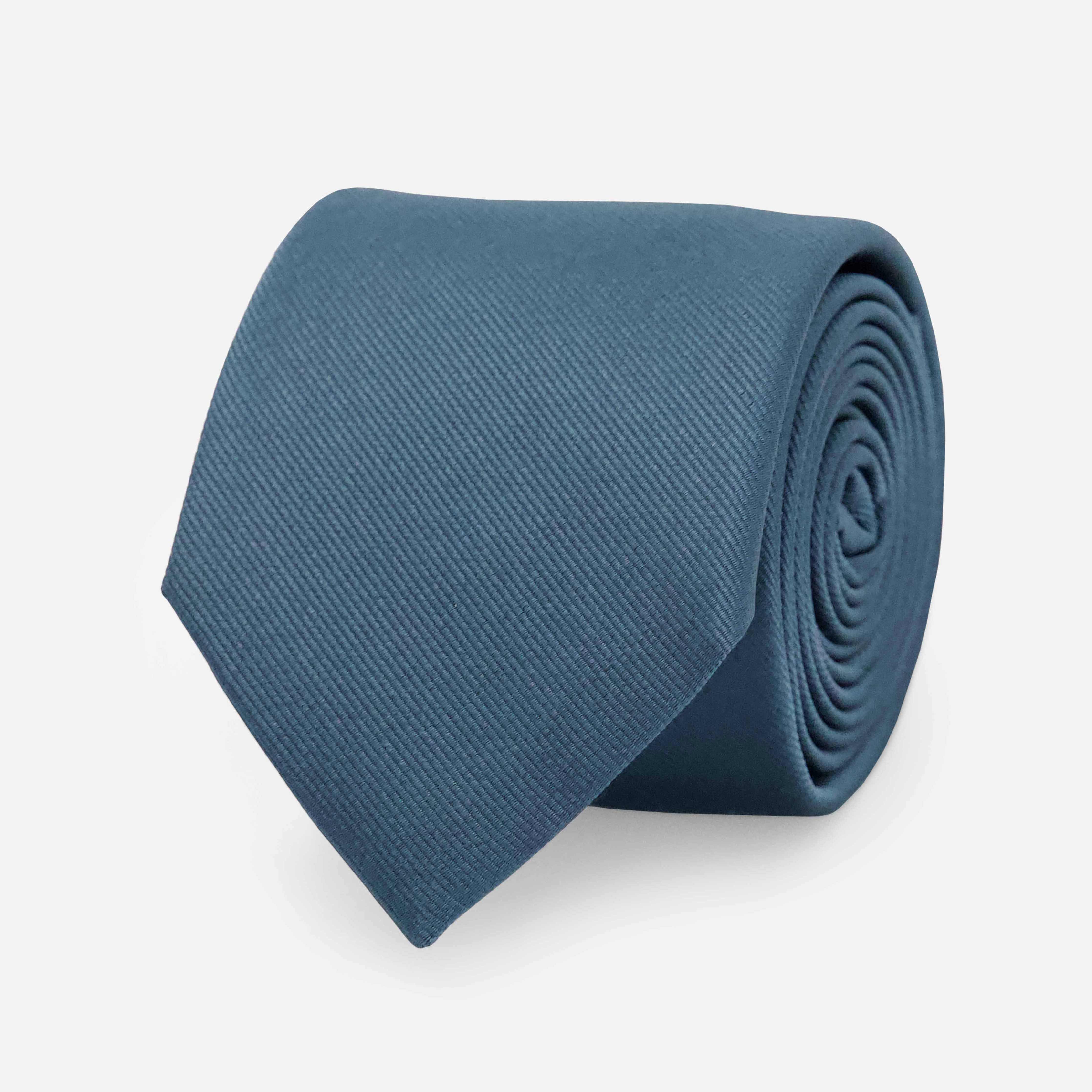 Grosgrain Solid Deep Teal Tie | Silk Ties | Tie Bar