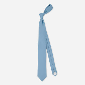 Grosgrain Solid Steel Blue Tie alternated image 1