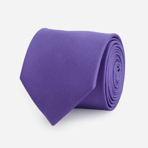 Grosgrain Solid Violet Tie featured image