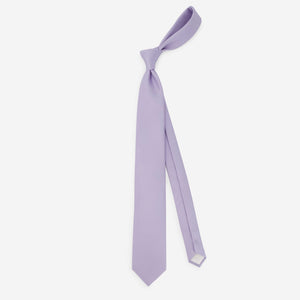 Grosgrain Solid Frosted Lilac Tie alternated image 1