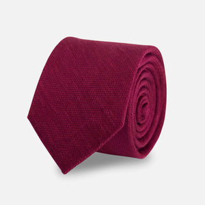 Jet Set Solid Burgundy Tie featured image