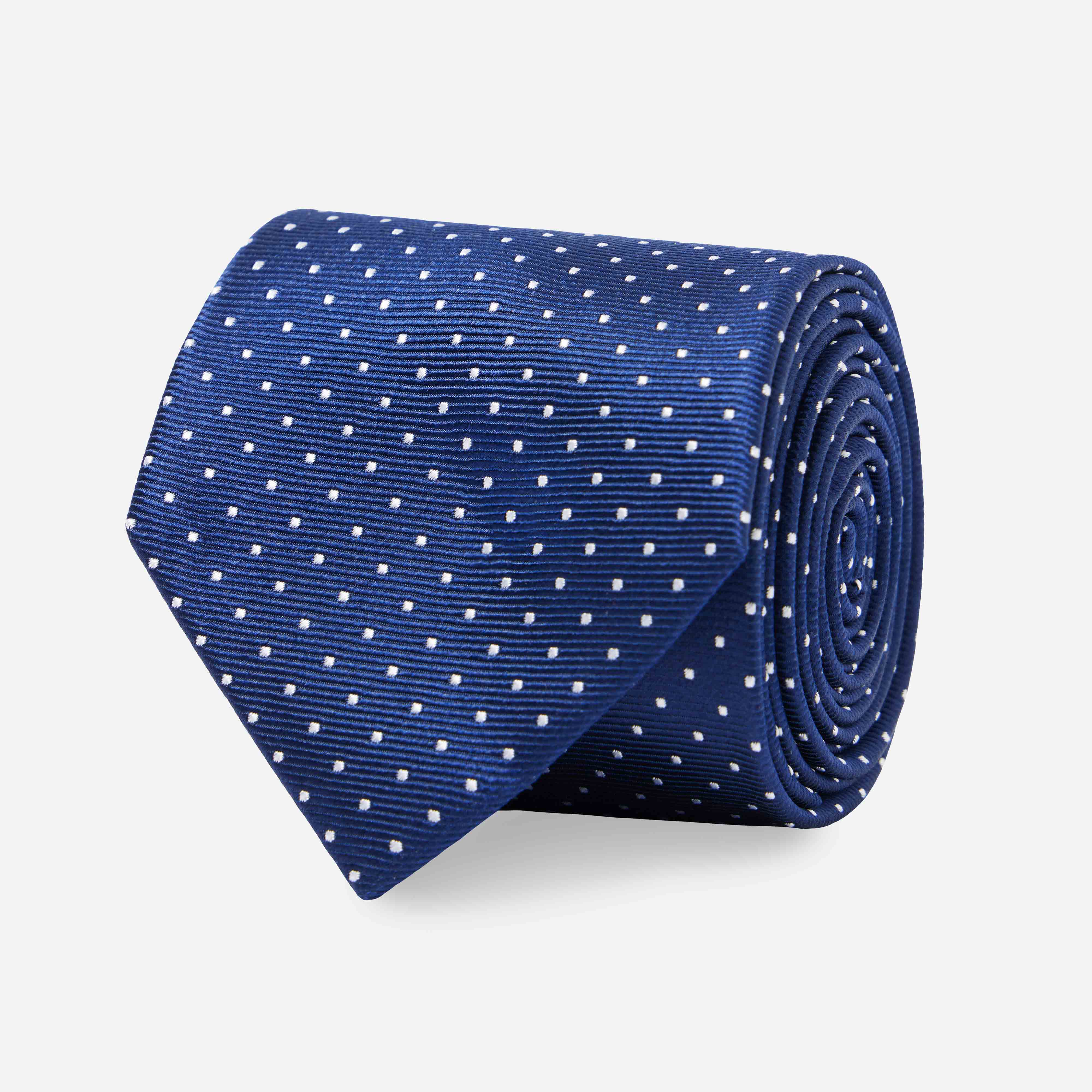 Mini Dots Navy Tie | Silk Ties | Tie Bar