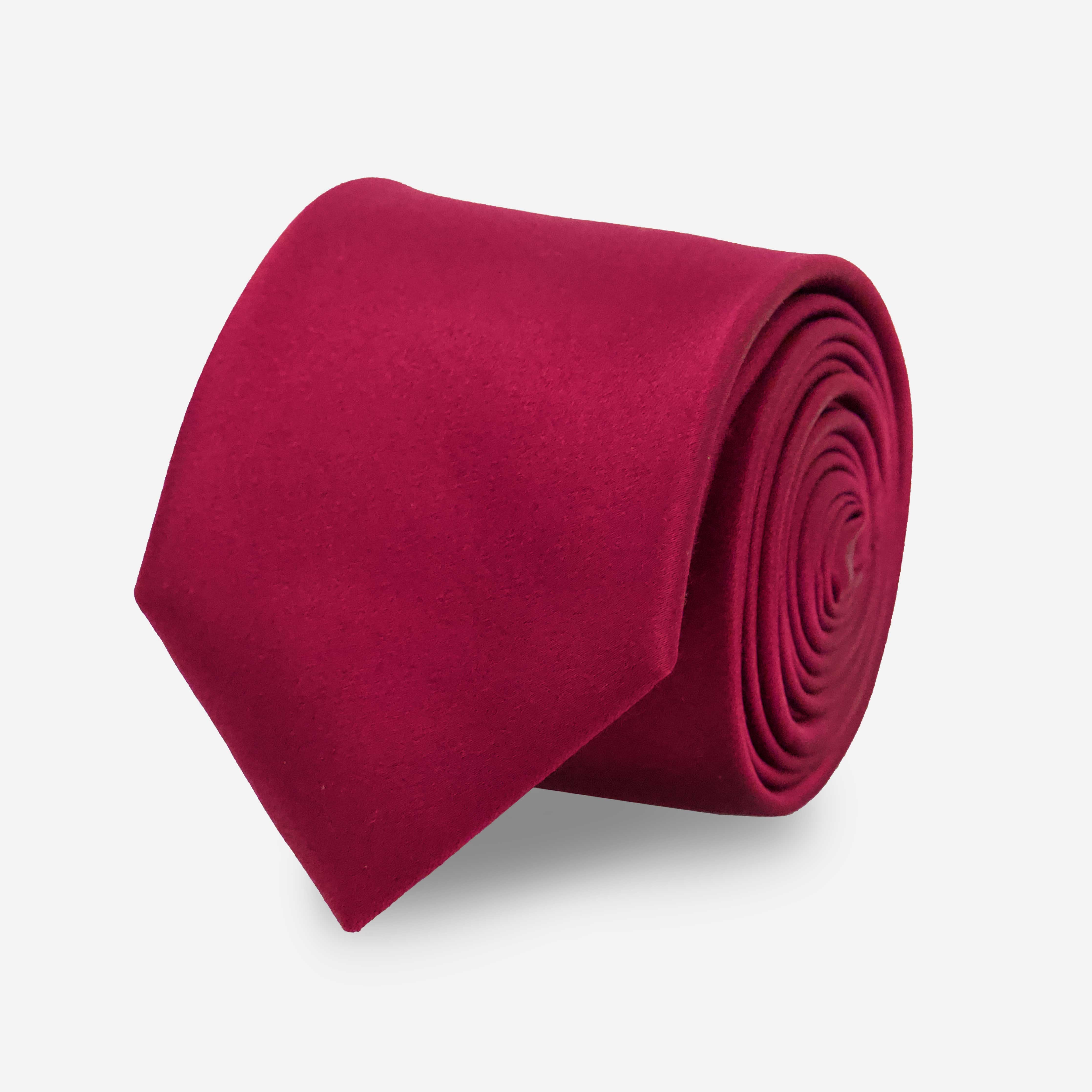 Dark Red Tie