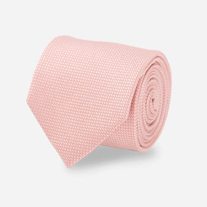 Union Solid Blush Pink Tie