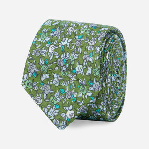Wild Rosa Olive Green Tie featured image