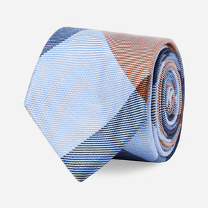 Rohrer Plaid Orange Tie featured image