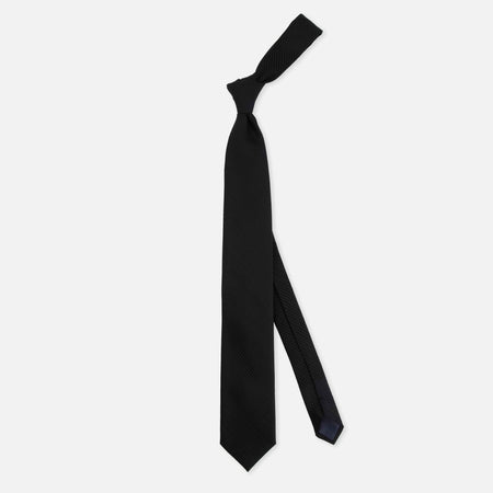 Grenalux Black Tie | Silk Ties | Tie Bar