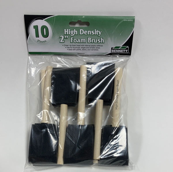 Foam Brushes - 10pk