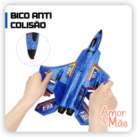 Avião de Controle Remoto - Caça Ultra Resistente