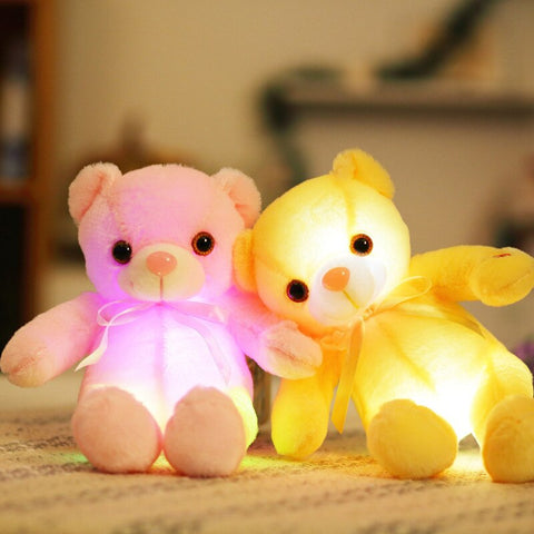 urso de pelúcia com LED