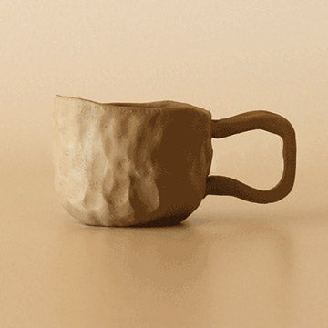 Drying clay mug