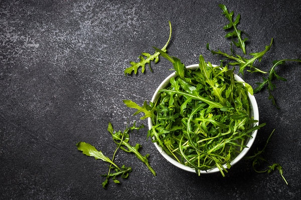 Flammkuchen mit Räucherlachs - Rucola