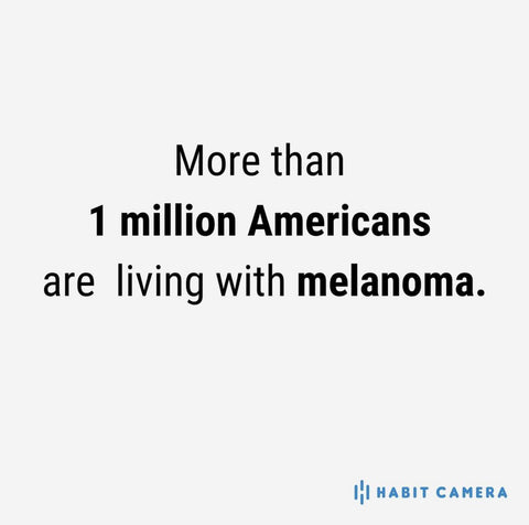1 million americans are living with melanoma