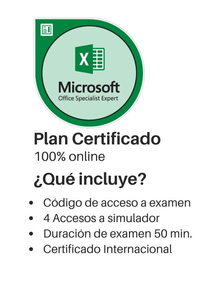 microsoft office academic certificacion