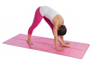 Esterilla de Alineación de yoga 🧘‍♀️ con líneas de posición