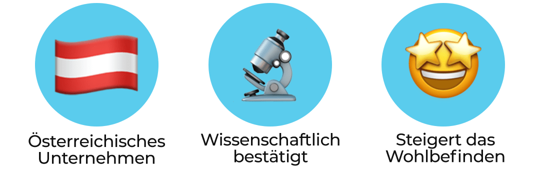 Österreichisches Unternehmen, wissenschaftlich bestätigt, stiegert das Wohlbefinden