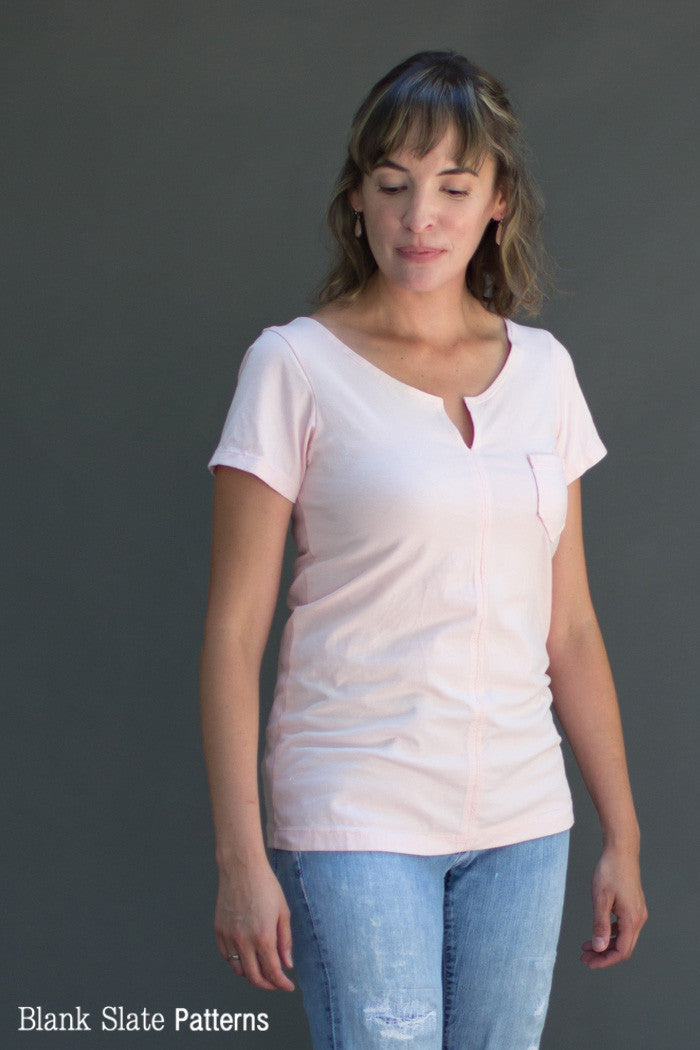 basic women's t shirt sewing pattern