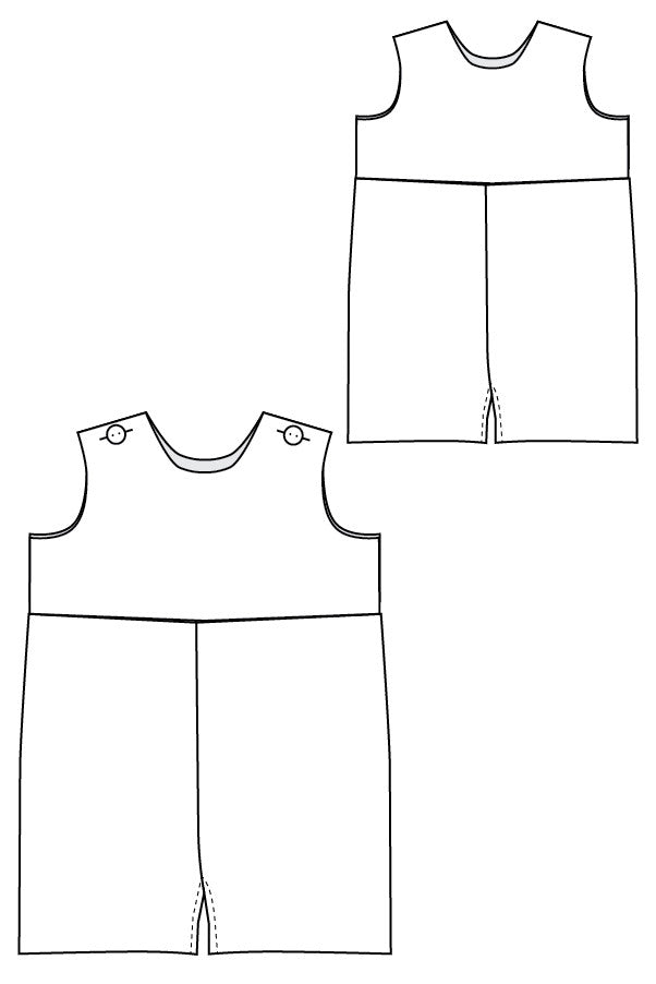 Raleigh Romper and Dress - Blank Slate Patterns