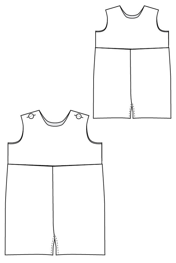 Raleigh Romper and Dress - Blank Slate Patterns