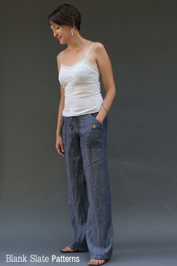 McCalls 4017 Misses Mens Drawstring Pants 2 Lengths Sewing Pattern Sz LXL   eBay