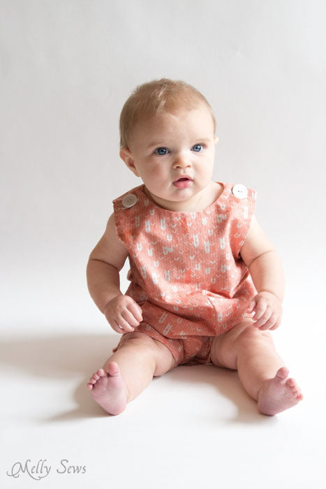 Raleigh Romper and Dress - Blank Slate Patterns