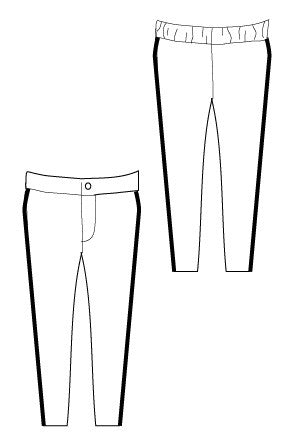 Super Skinny Pants Sewing Pattern - Blank Slate Patterns