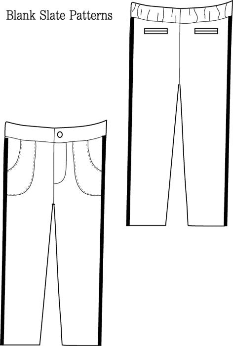 Trendy Tuxedo Sewing Pattern - Blank Slate Patterns
