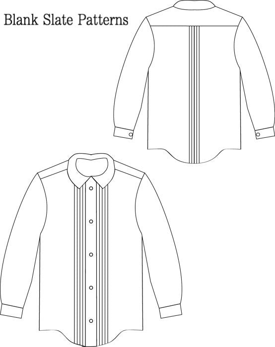 Trendy Tuxedo Sewing Pattern - Blank Slate Patterns