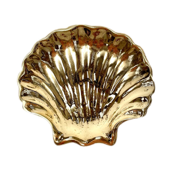 Brass Seashell Serving Tray or Trinket Dish, Vintage -  Canada