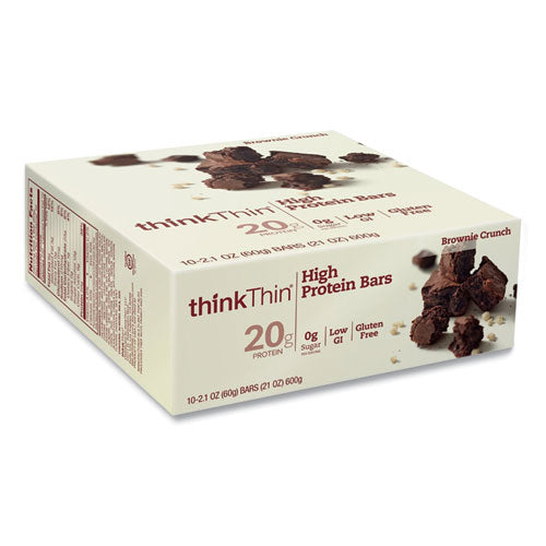 High Protein Bars, Chunky Peanut Butter, 2.1 Oz Bar, 10 Bars-carton, Delivered In 1-4 Business Days
