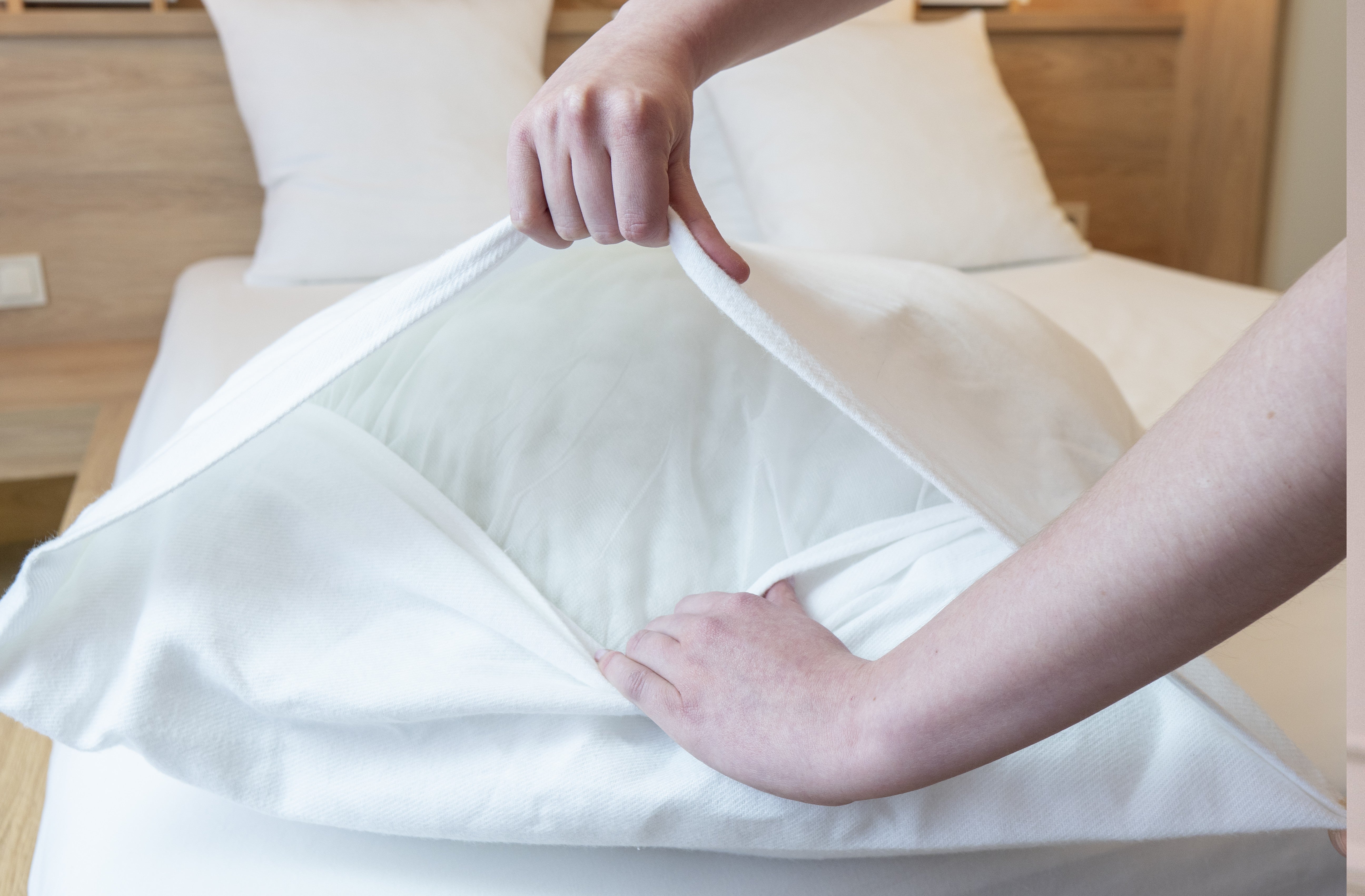 Protège oreiller imperméable et hyper respirant - Carton de 30