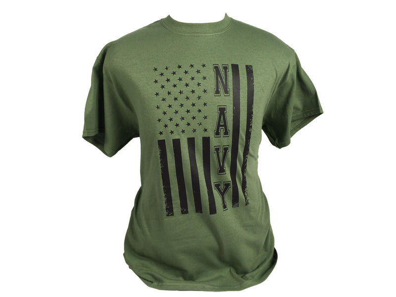 OD Green US Navy Flag T-Shirt