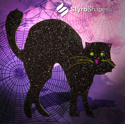 Styrofoam Halloween Shapes - Cats