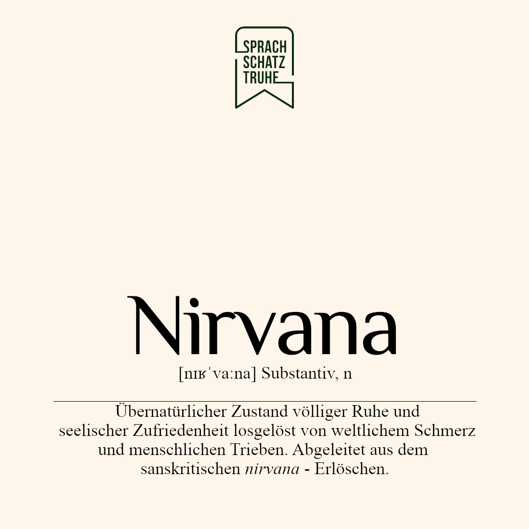 Bedeutung des sanskritischen Wortes Nirvana