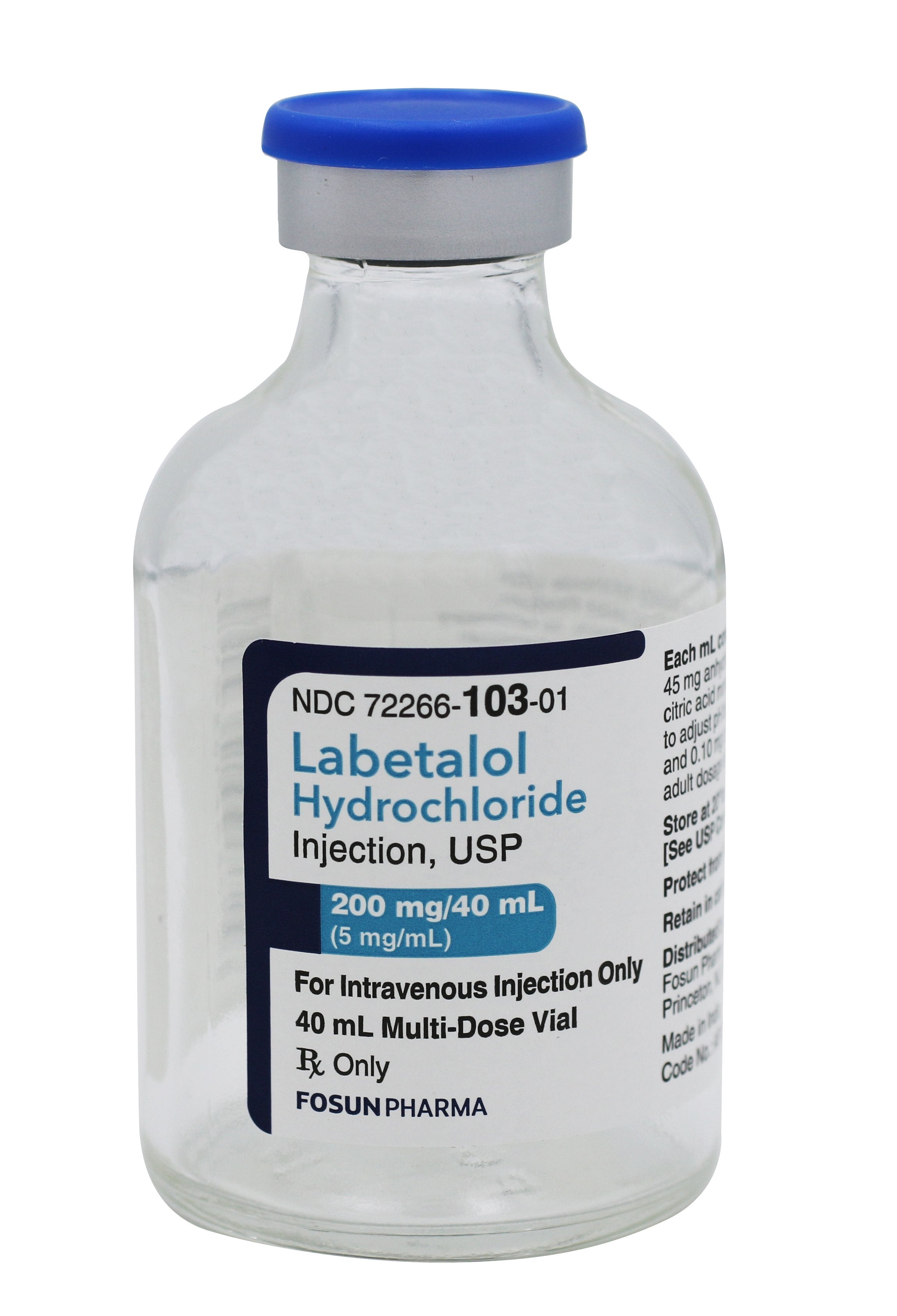 Labetalol 5mg Injection, Certification : WHO, GMP, GLP at Rs 222 / 4ml in  Sirmour