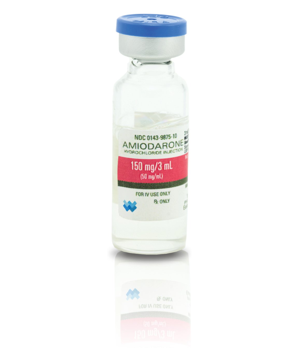 Amiodarone HCI, 50mg/ml, 3mL Vial