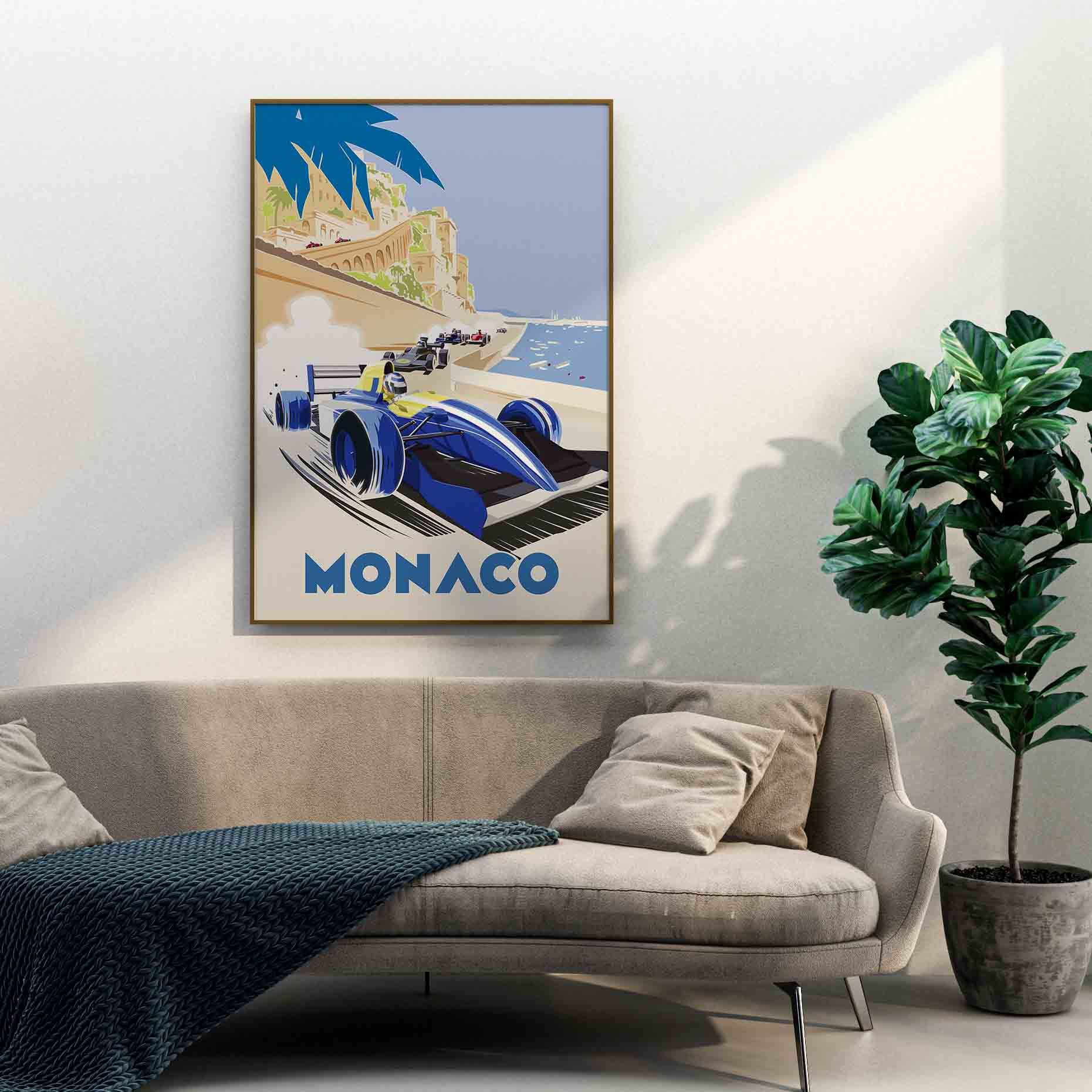 The Racing Greats - Monaco Legends Poster