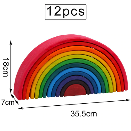 Colored Discs on Three Dowels – Pink Montessori